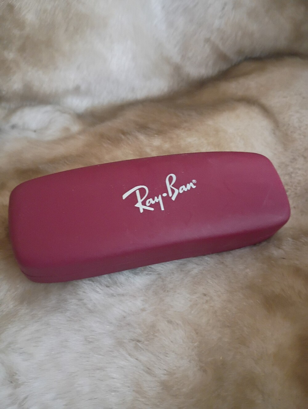 Ray-Ban Hard Sunglasses Case in Deep Berry